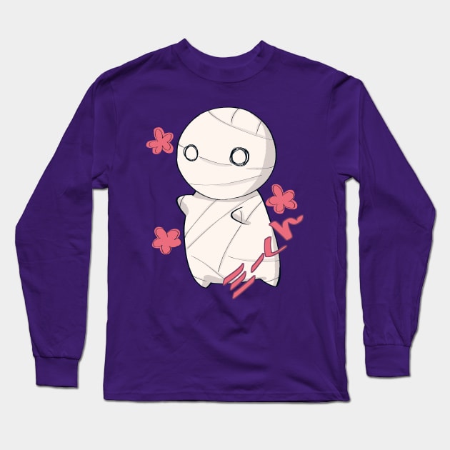 A TINY MUMMY Long Sleeve T-Shirt by Sagurin